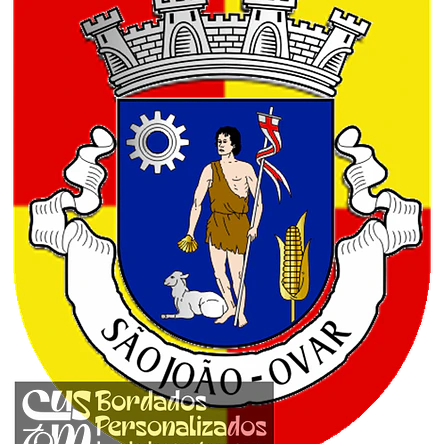 Emblema Bordado Antiga Freguesia de São João (Ovar, Aveiro) 1