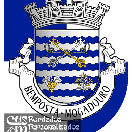 Emblema Bordado Freguesia de Bemposta (Mogadouro, Bragança) 1