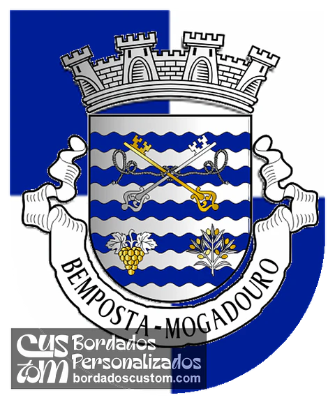 Emblema Bordado Freguesia de Bemposta (Mogadouro, Bragança)