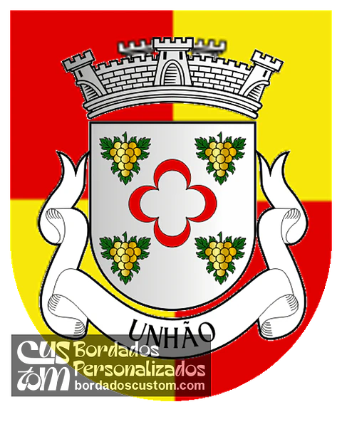 Emblema Bordado Antiga Freguesia de Unhão (Felgueiras, Porto)