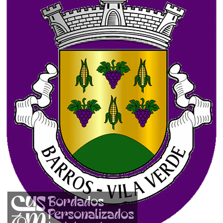 Emblema Bordado Antiga Freguesia de Barros (Vila Verde, Braga) 1