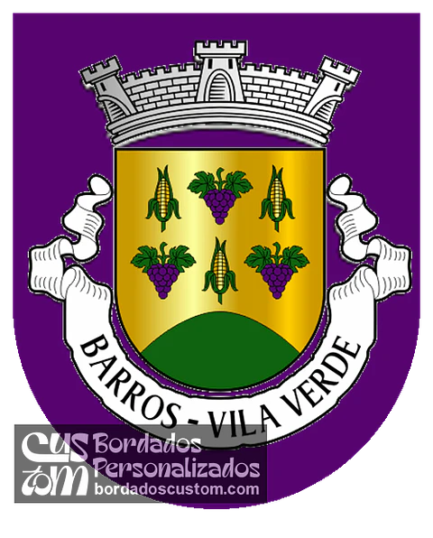 Emblema Bordado Antiga Freguesia de Barros (Vila Verde, Braga)