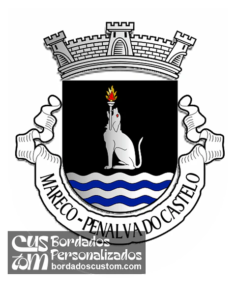 Emblema Bordado Antiga Freguesia de Mareco (Penalva do Castelo, Viseu)