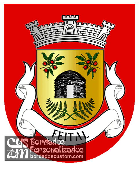 Emblema Bordado Antiga Freguesia de Feital (Trancoso, Guarda)