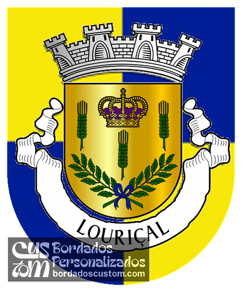 Emblema Bordado Freguesia de Louriçal (Pombal, Leiria)