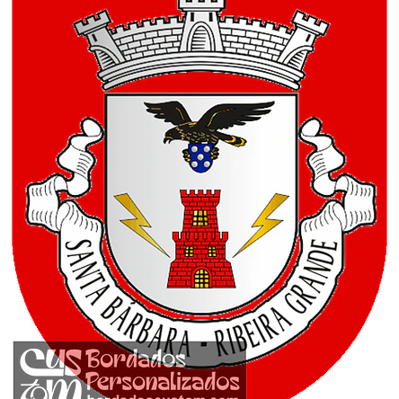 Emblema Bordado Freguesia de Santa Bárbara (Ribeira Grande, Açores) 1