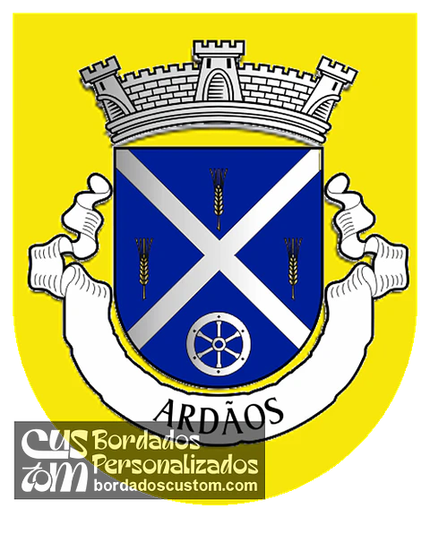 Emblema Bordado Antiga Freguesia de Ardãos (Boticas, Vila Real)