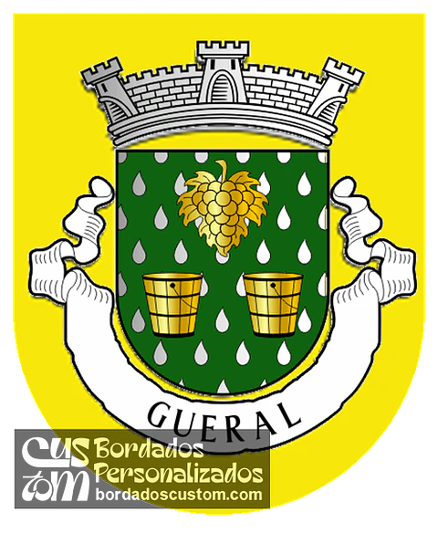 Emblema Bordado Antiga Freguesia de Gueral (Barcelos, Braga)