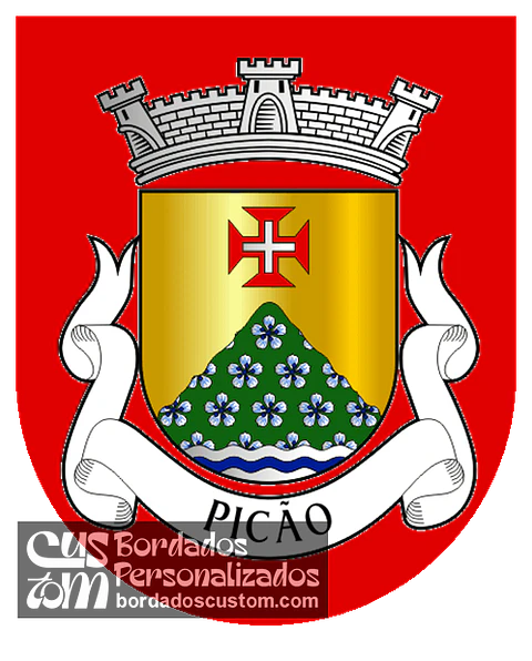 Emblema Bordado Antiga Freguesia de Picão (Castro Daire, Viseu)