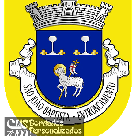 Emblema Bordado Freguesia de São João Baptista (Entroncamento, Santarém) 1