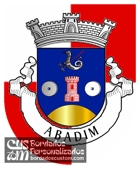 Emblema Bordado Freguesia de Abadim (Cabeceiras de Basto, Braga)