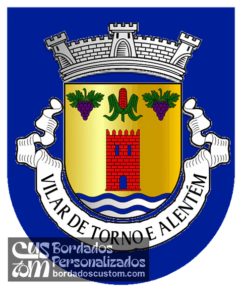 Emblema Bordado Freguesia de Vilar de Torno e Alentém (Lousada, Porto)