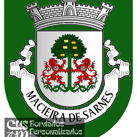 Emblema Bordado Freguesia de Macieira de Sarnes (Oliveira de Azeméis, Aveiro) 1