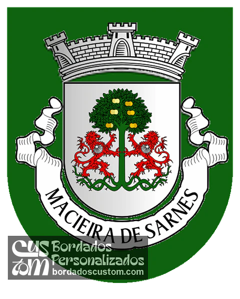 Emblema Bordado Freguesia de Macieira de Sarnes (Oliveira de Azeméis, Aveiro)