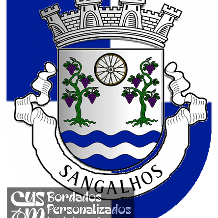 Emblema Bordado Freguesia de Sangalhos (Anadia, Aveiro) 1