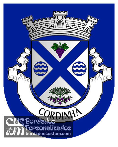 Emblema Bordado Freguesia de Cordinhã (Cantanhede, Coimbra)
