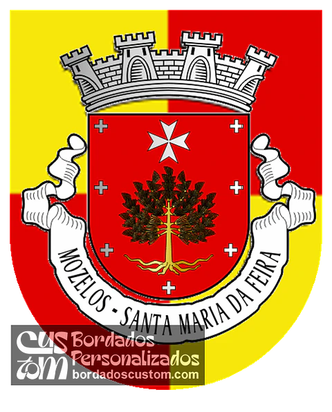 Emblema Bordado Freguesia de Mozelos (Santa Maria da Feira, Aveiro)