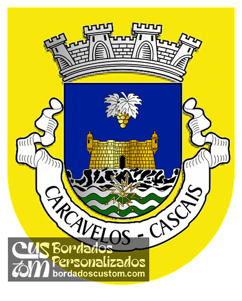 Emblema Bordado Antiga Freguesia de Carcavelos (Cascais, Lisboa)