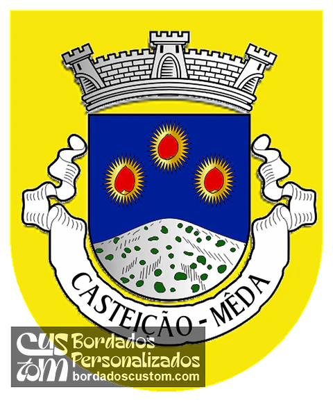 Emblema Bordado Antiga Freguesia de Casteição (Mêda, Guarda)