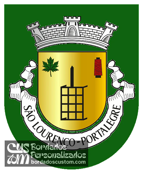Emblema Bordado Antiga Freguesia de São Lourenço (Portalegre, Portalegre)