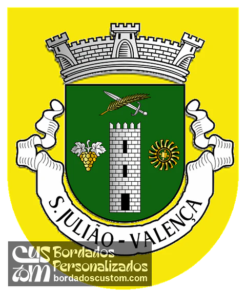 Emblema Bordado Antiga Freguesia de São Julião (Valença, Viana do Castelo)