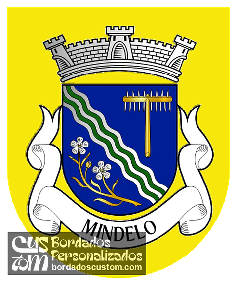 Emblema Bordado Freguesia de Mindelo (Vila do Conde, Porto)