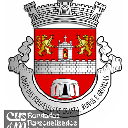 Emblema Bordado Freguesia de Crasto, Ruivos e Grovelas (Ponte da Barca, Viana do Castelo) 1