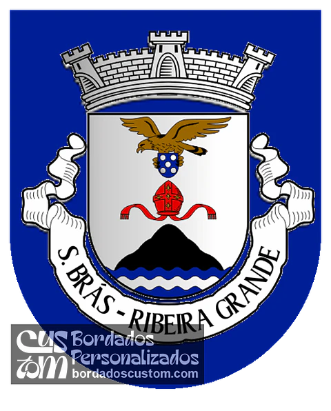 Emblema Bordado Freguesia de São Brás (Ribeira Grande, Açores)