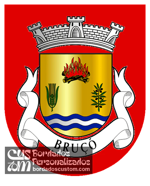 Emblema Bordado Freguesia de Bruçó (Mogadouro, Bragança)