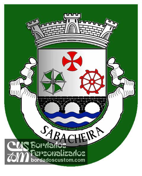 Emblema Bordado Freguesia de Sabacheira (Tomar, Santarém)