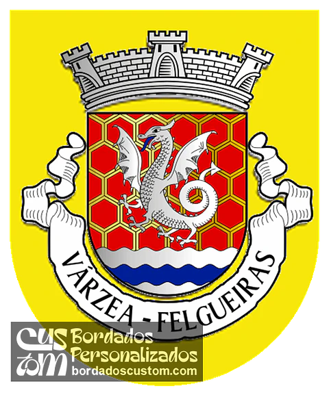 Emblema Bordado Antiga Freguesia de Várzea (Felgueiras, Porto)