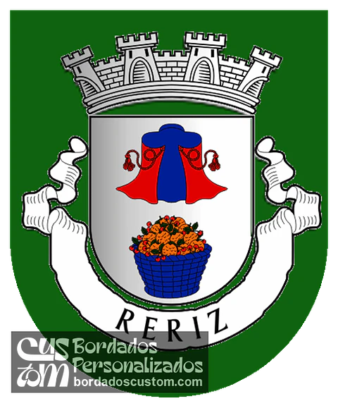 Emblema Bordado Antiga Freguesia de Reriz (Castro Daire, Viseu)