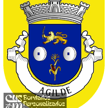 Emblema Bordado Freguesia de Agilde (Cabeceiras de Basto, Braga) 1