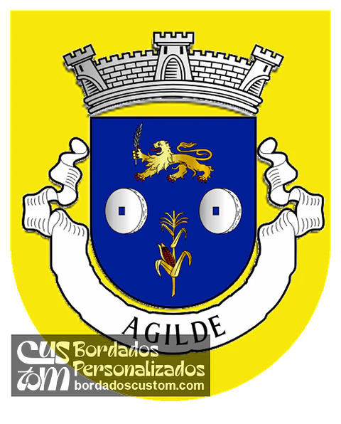 Emblema Bordado Freguesia de Agilde (Cabeceiras de Basto, Braga)
