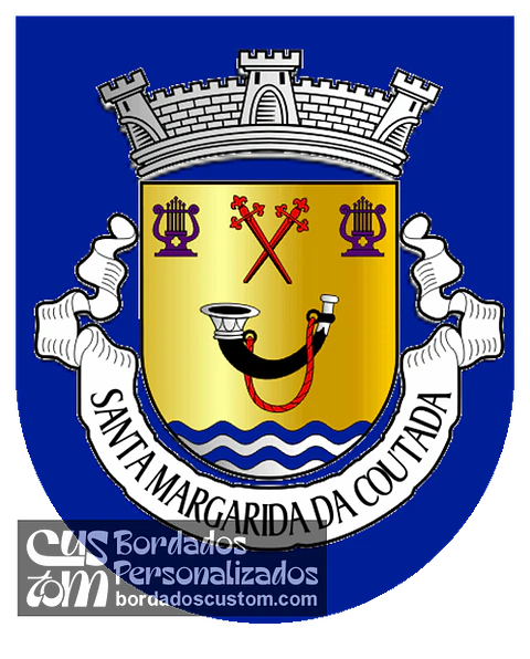 Emblema Bordado Freguesia de Santa Margarida da Coutada (Constância, Santarém)