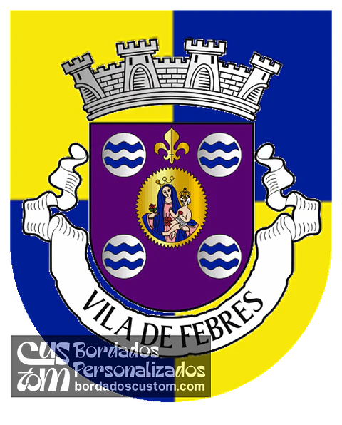 Emblema Bordado Freguesia de Febres (Cantanhede, Coimbra)