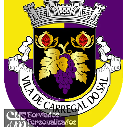 Emblema Bordado Município de Carregal do Sal (Viseu) 1