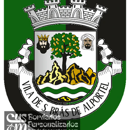 Emblema Bordado Município de São Brás de Alportel (Faro) 1