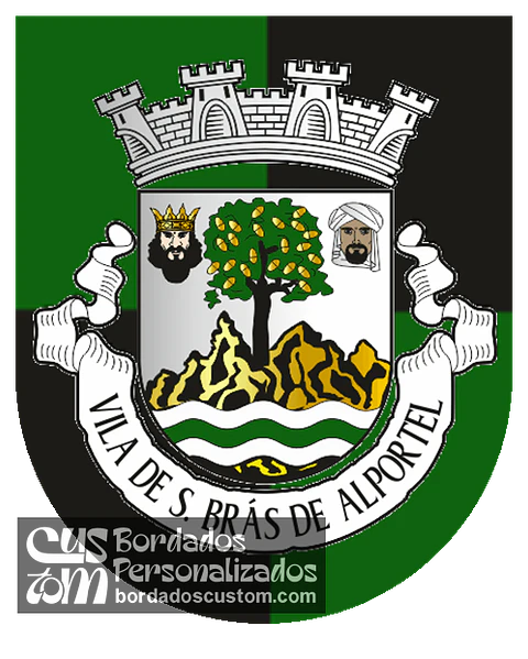 Emblema Bordado Município de São Brás de Alportel (Faro)