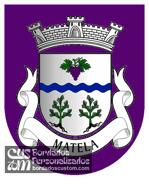 Emblema Bordado Antiga Freguesia de Matela (Penalva do Castelo, Viseu)