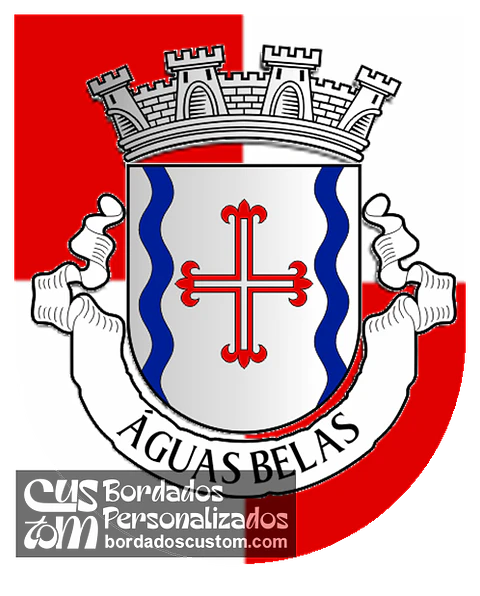 Emblema Bordado Freguesia de Águas Belas (Ferreira do Zêzere, Santarém)
