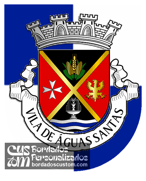 Emblema Bordado Freguesia de Águas Santas (Maia, Porto)