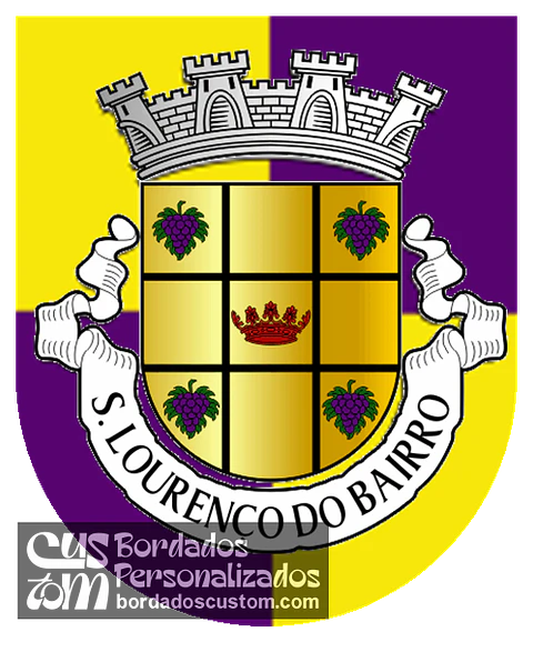 Emblema Bordado Freguesia de São Lourenço do Bairro (Anadia, Aveiro)