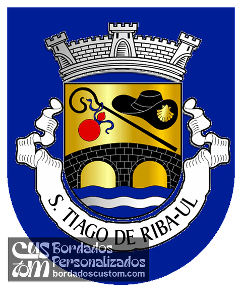 Emblema Bordado Antiga Freguesia de São Tiago de Riba-Ul (Oliveira de Azeméis, Aveiro)