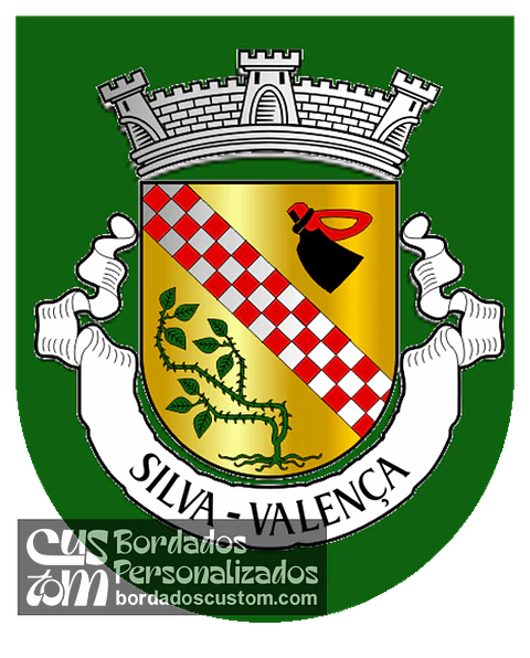 Emblema Bordado Antiga Freguesia de Silva (Valença, Viana do Castelo)