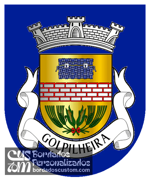 Emblema Bordado Freguesia de Golpilheira (Batalha, Leiria)