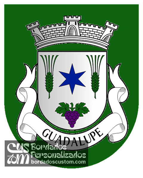 Emblema Bordado Freguesia de Guadalupe (Santa Cruz da Graciosa, Açores)