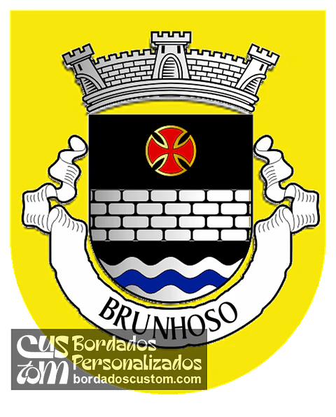 Emblema Bordado Freguesia de Brunhoso (Mogadouro, Bragança)