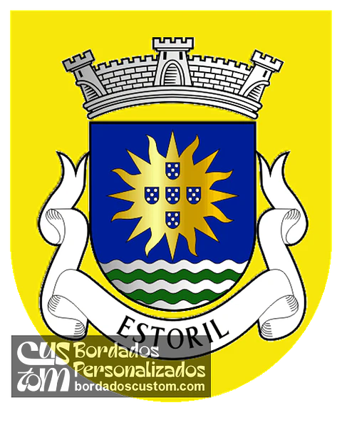 Emblema Bordado Antiga Freguesia de Estoril (Cascais, Lisboa)