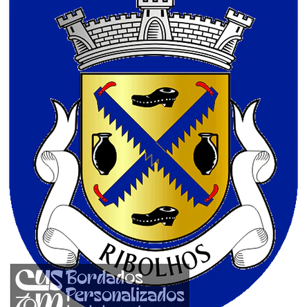 Emblema Bordado Antiga Freguesia de Ribolhos (Castro Daire, Viseu) 1